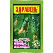 Удобрение Здравень Для Огурцов,тыквы,кабачков и патиссонов 30 гр.