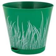 Кашпо Easy Grow 3.6л зелёная трава